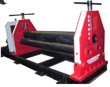 3 Roller Mechanical Plate Bending Machine 02