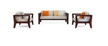 Wooden Sofa Sets 03
