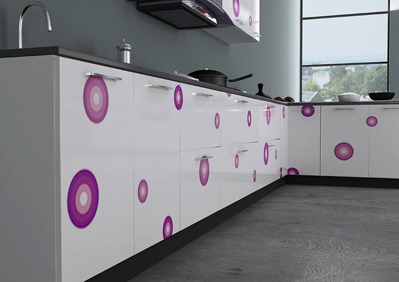 Acrylic Modular Kitchen 01