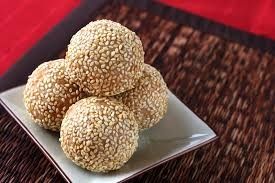 White Sesame Laddu 01