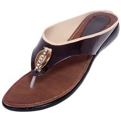 Ladies Leather Slippers