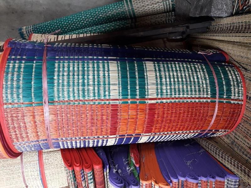 Single Weaving Color Mat Roll 02