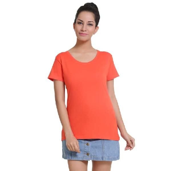 Spicy Orangeround Neck T-shirt