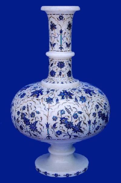 Marble Surahi Flower Vases 02