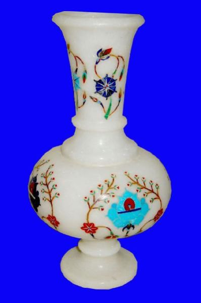 Marble Surahi Flower Vases 04