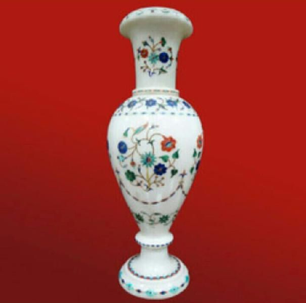 Marble Surahi Flower Vases 05