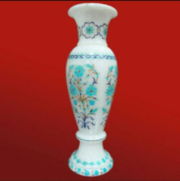 Marble Surahi Flower Vases 06