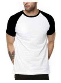 Mens Raglan Half Sleeve Round Neck T-Shirt 01