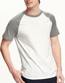 Mens Raglan Half Sleeve Round Neck T-Shirt 02
