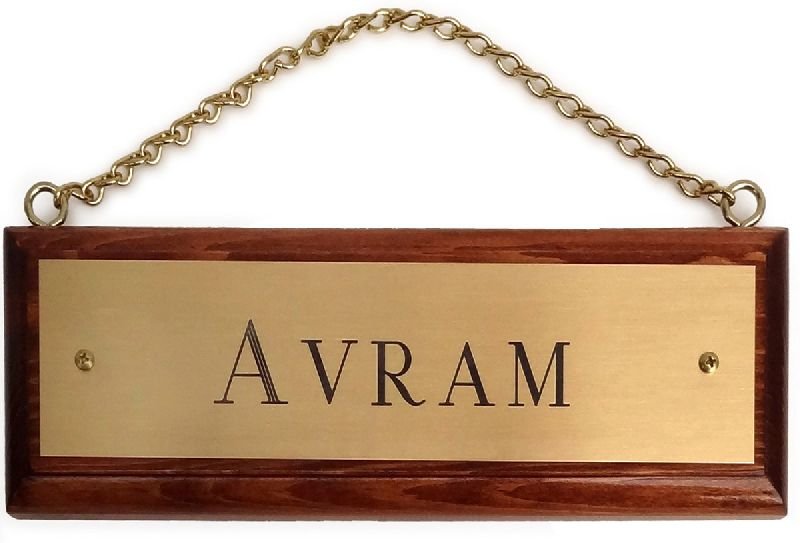 Brass Name Plate 01