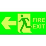Fire Exit Glow Sign Board 02