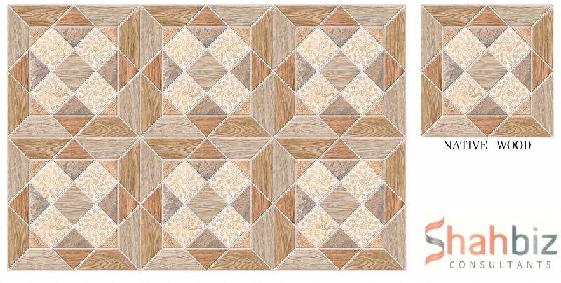 Native Wood Porcelain Star Punch Series Porcelain Floor Tiles