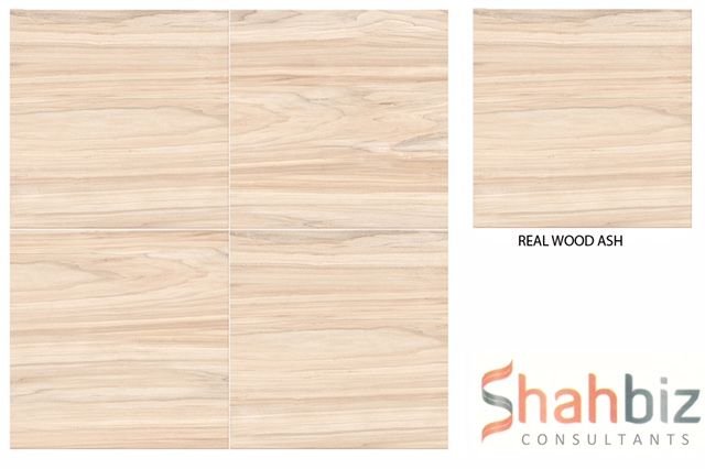Real Wood Ash Wood Punch Series Floor Tiles