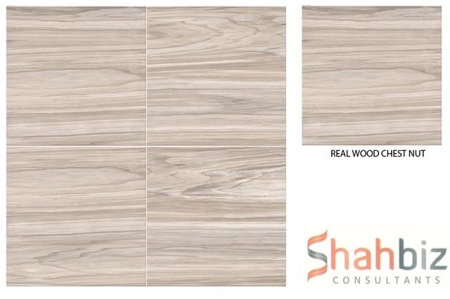 Real Wood Chest Nut Wood Punch Series Floor Tiles