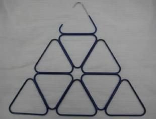 PVC Coated Scarf Hanger (PCSH 10)