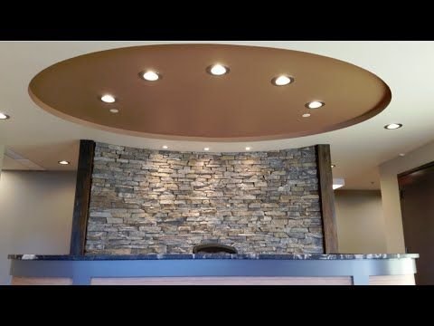 Cement Sheet False and Grid Ceiling Work 03