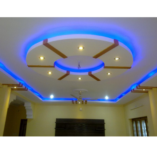 Cement Sheet False and Grid Ceiling Work 04