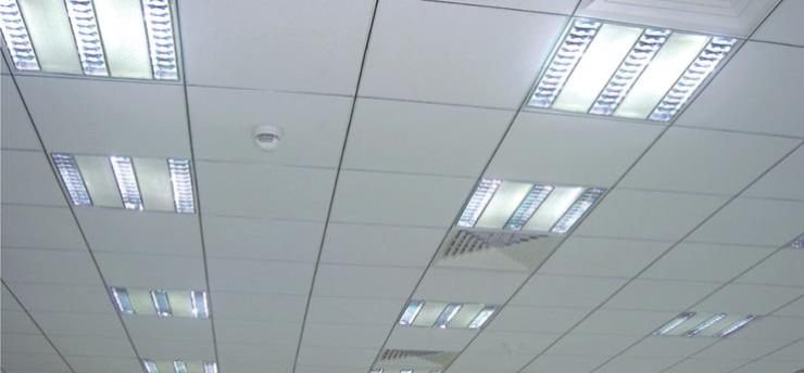 PVC Sheet False and Grid Ceiling Work 01