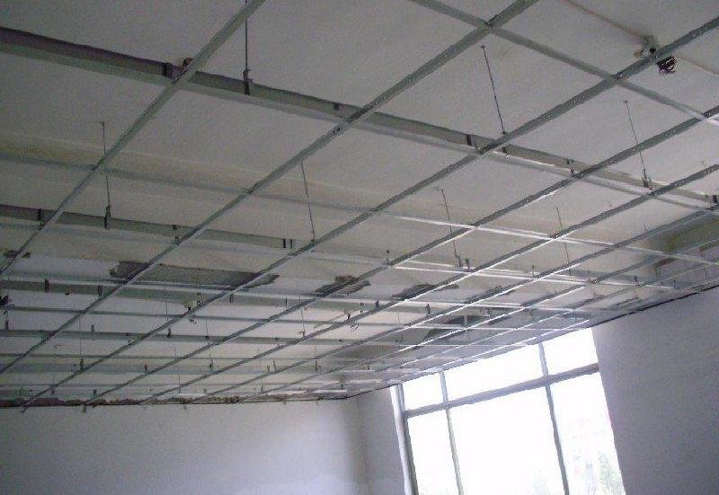 PVC Sheet False and Grid Ceiling Work 07