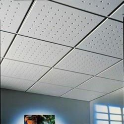 Mineral Fiber Tiles grid Ceiling Work 02