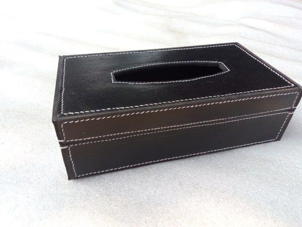 Leather Tissue Paper Box 02