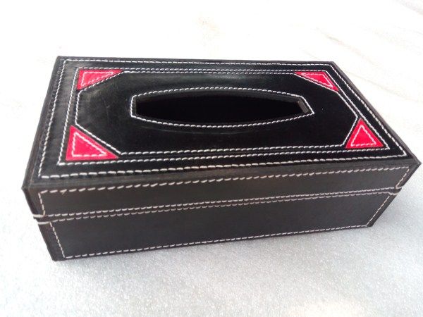 Leather Tissue Paper Box 03
