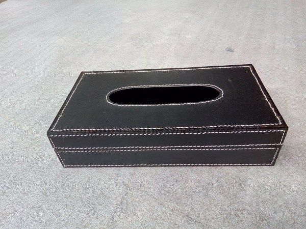 Leather Tissue Paper Box 04