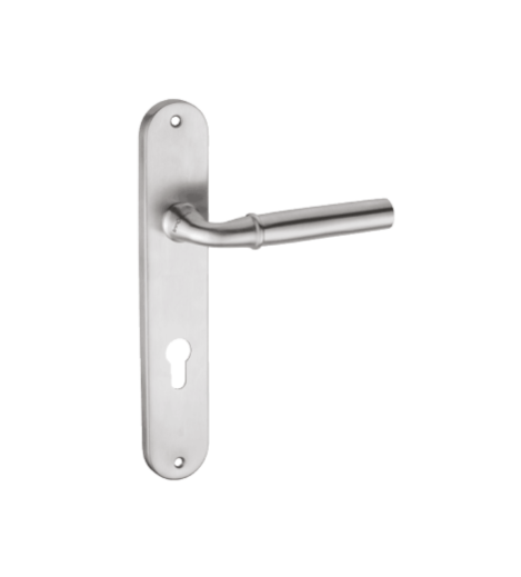 Solid On Plate Stainless Steel Mortise Handle