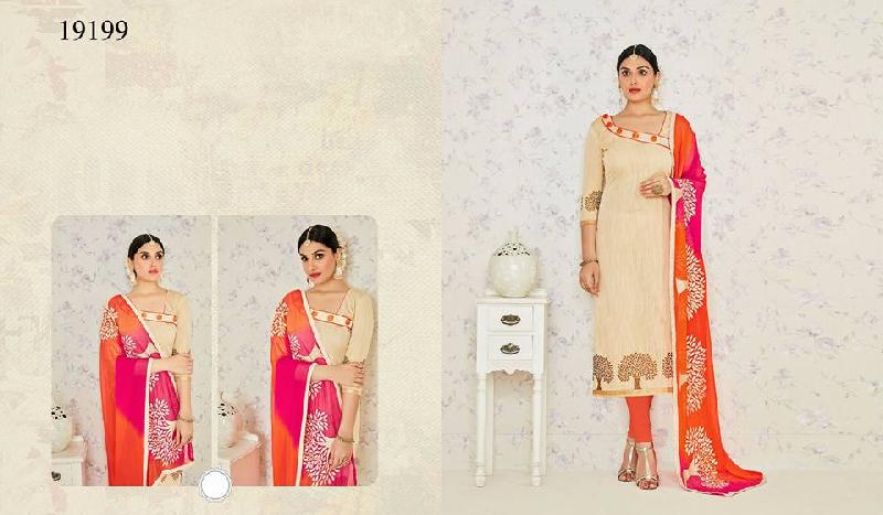 Cotton Churidar Suit 02