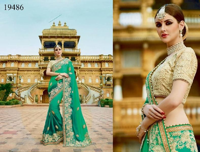 Embroidered Saree (19486)
