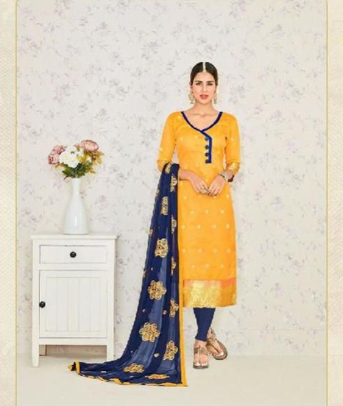 Cotton Churidar Suit 01