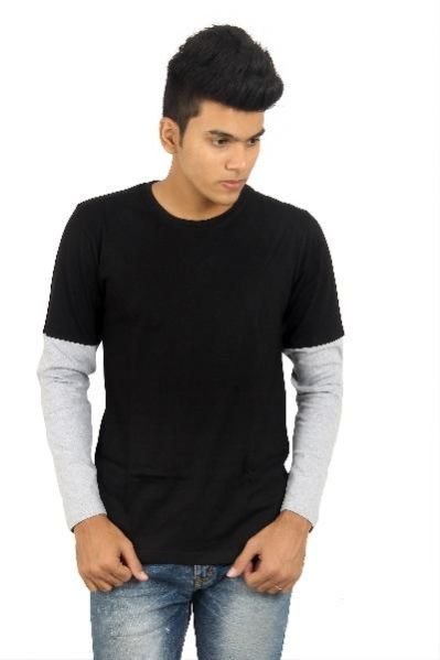 Mens Round Neck Full Sleeve T-Shirt 04