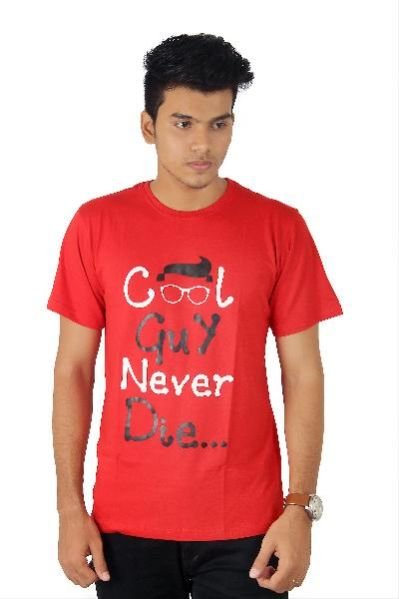 Mens Round Neck Half Sleeve T-Shirt 02