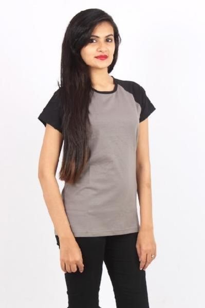 Ladies Round Neck Half Sleeve T-Shirts 13