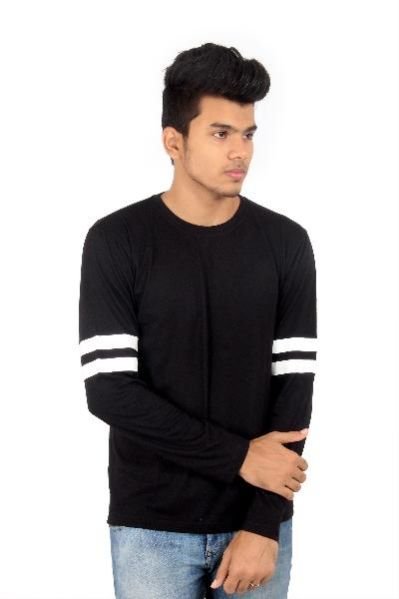 Mens Round Neck Full Sleeve T-Shirt 07