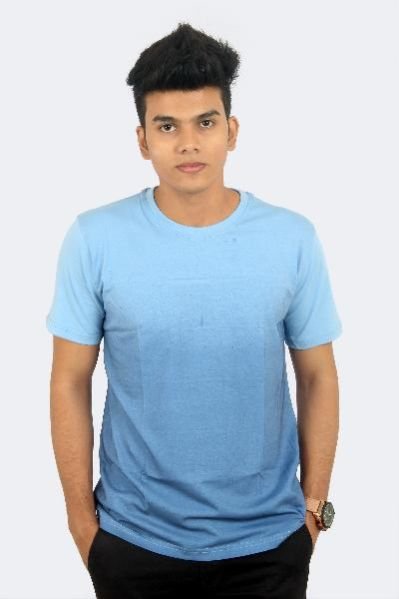Mens Round Neck Half Sleeve T-Shirt 17