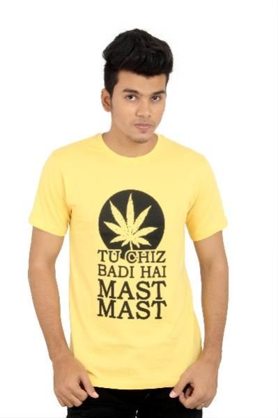 Mens Round Neck Half Sleeve T-Shirt 10