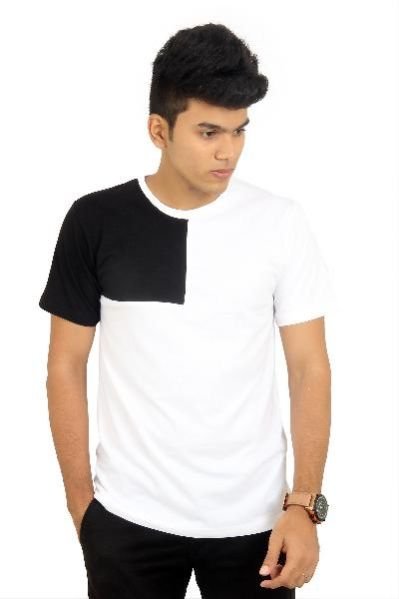 Mens Round Neck Half Sleeve T-Shirt 12