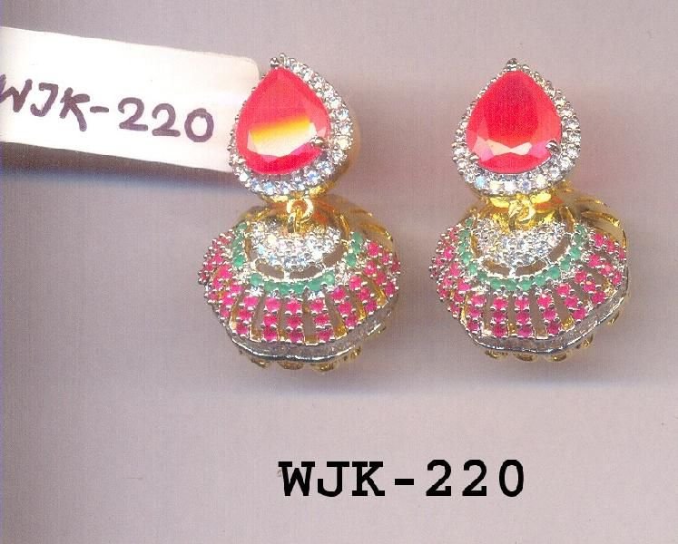 CZ Jhumka Earring (WJK-220)