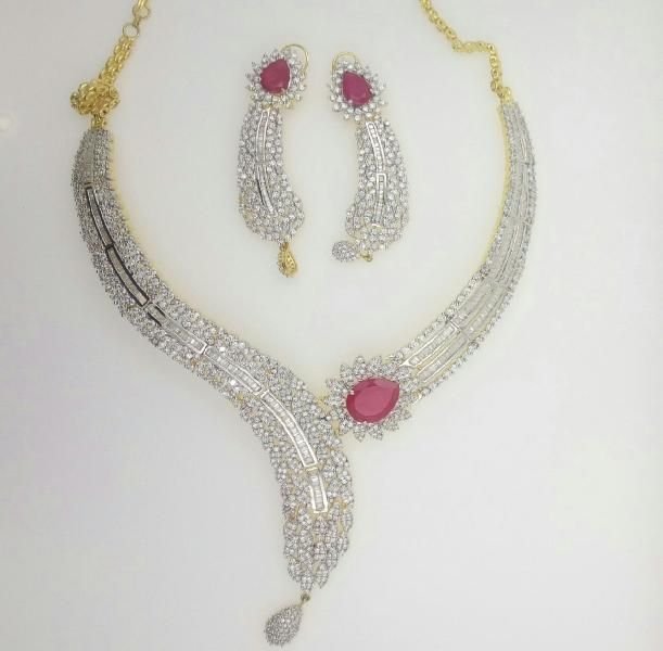 CZ Necklace Set 05