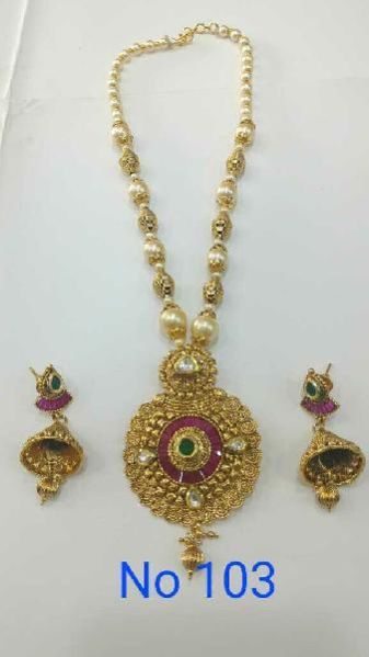 Antique Copper Necklace Set (No. 103)