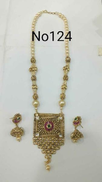 Antique Copper Necklace Set (No. 124)