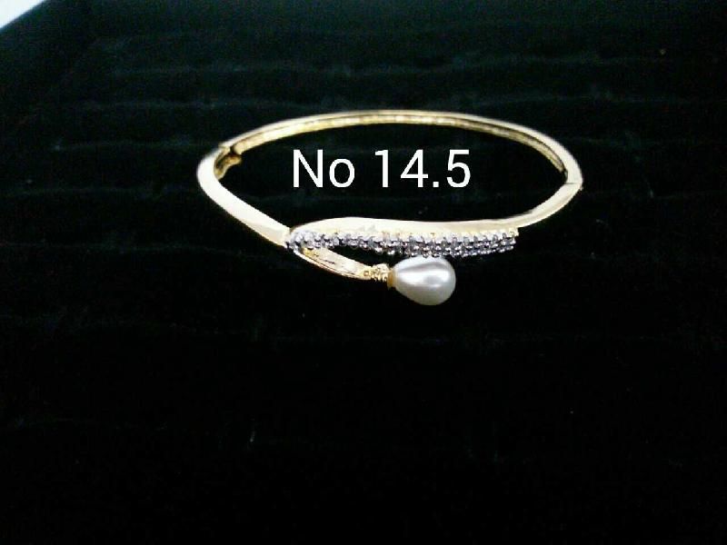 Brass American Diamond Ring (No. 14.5)