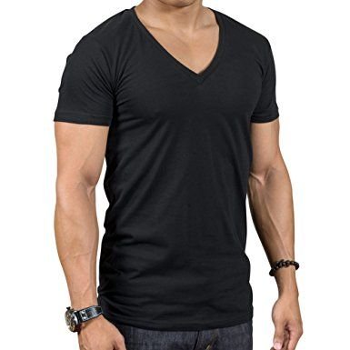Mens V Neck T- Shirt 02