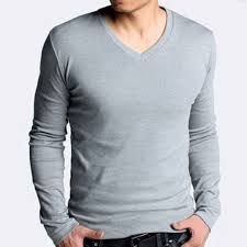 Mens V Neck T- Shirt 05