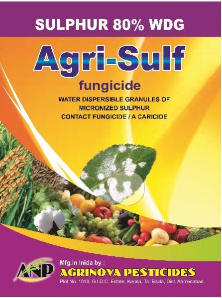 Sulphur 80% WDG Contact Fungicide 02