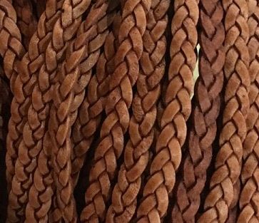 Flat Braided Leather Cords 01