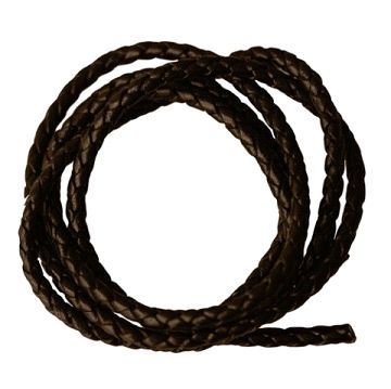 Round Braided Leather Cords 02