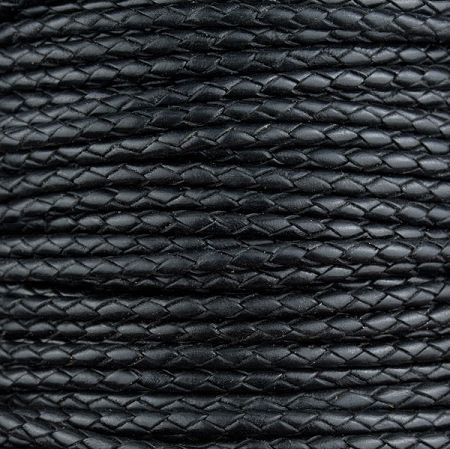 Round Braided Leather Cords 03