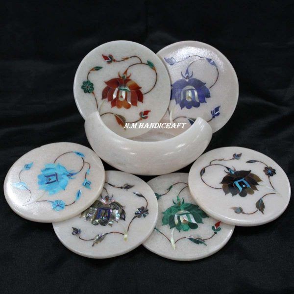 NM0084 Marble Coaster Set